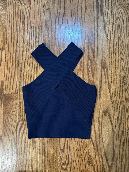 Day + Moon Tops - Day + Moon Cross Neck Knit Top NWT
